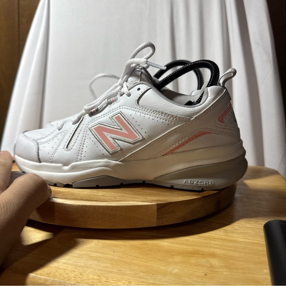 New Balance Shoes - Size 7.5  New Balance 608v5 women’s training shoes White Pink